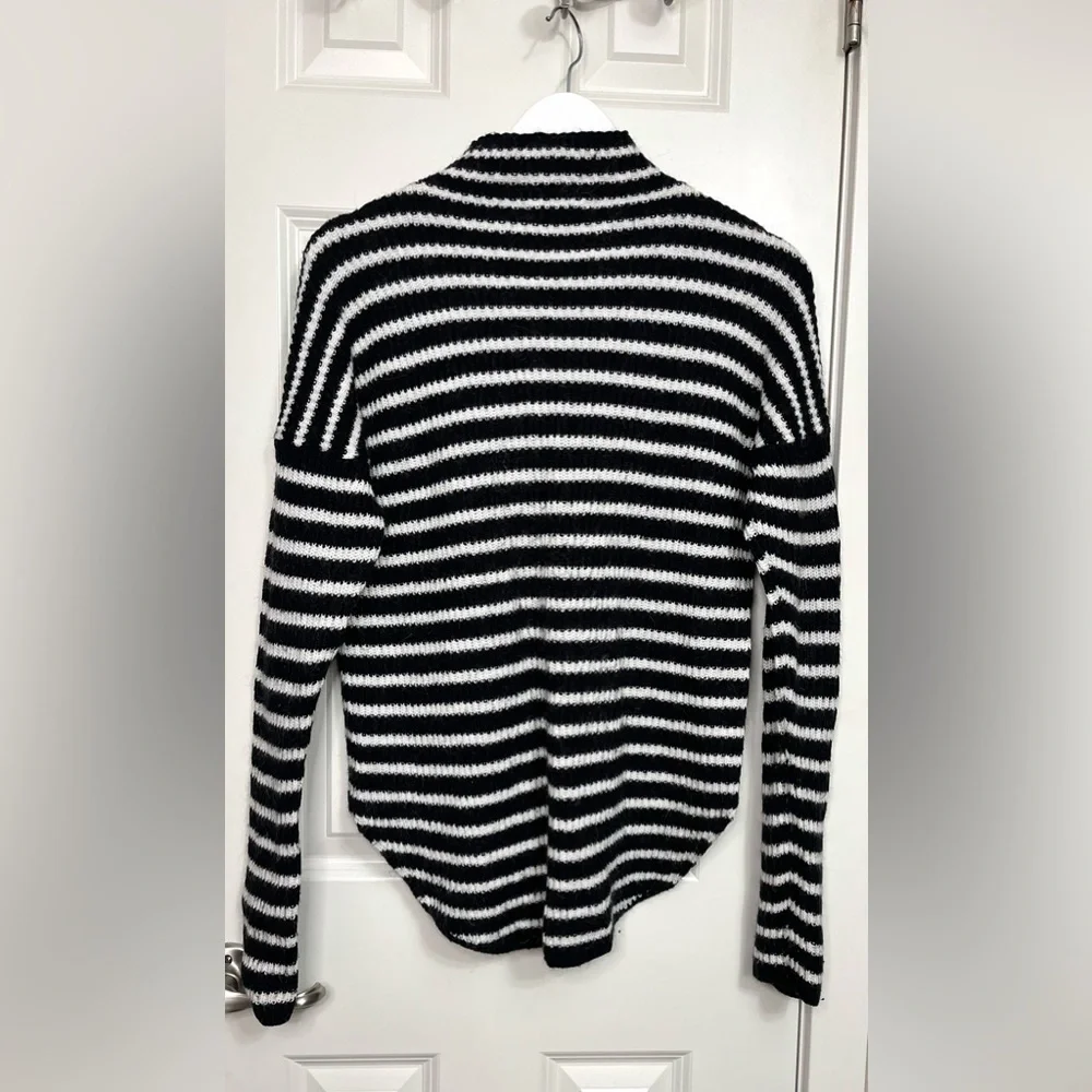Express Striped Turtleneck Sweater